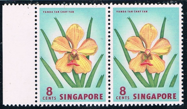 1962 8c singapore stamp error