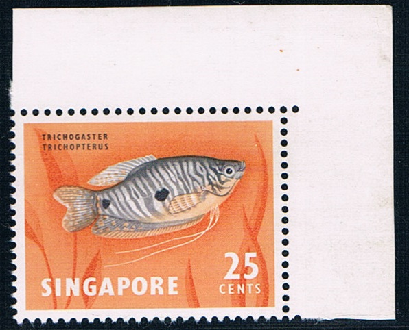 25c Singapore stamp 1962