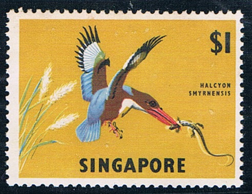 Singapore 1962 Bird stamp  $1 error