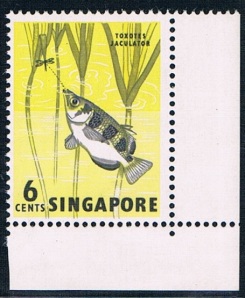 Singapore 6c stamp 1962